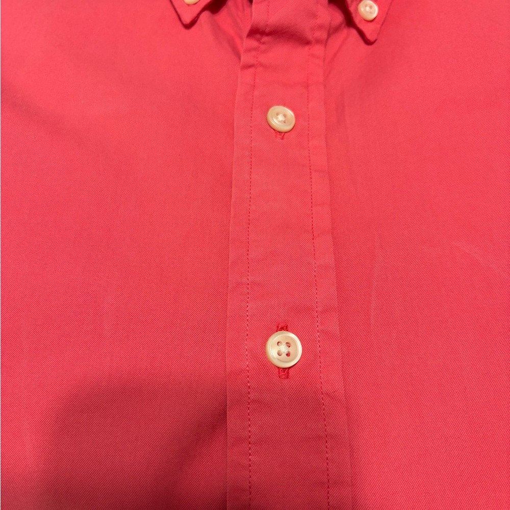 Polo by Ralph Lauren Salmon Button-Down Shirt Long Sleeve Men’s large - Picture 10 of 13